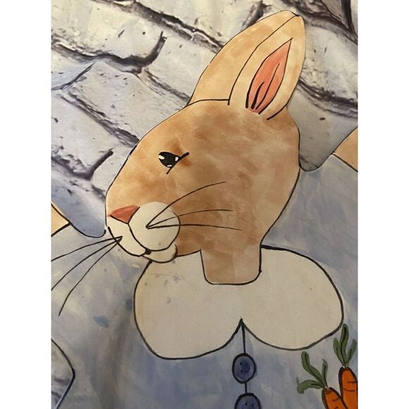Oh Peter! Easter Bunny Ceramic Platter 16”by 9” - Picture 2 of 10